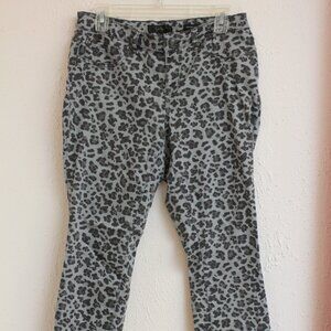 #531 Jessica Simpson Animal Print Jeans Size 14W Regular